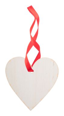 Прикраса ялинкова сердечко WoXmas, колір натуральний - AP718777-D- Фото №1