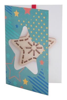 Листівка різдвяна зірка TreeCard С6 С6, колір натуральний - AP718781-A- Фото №3