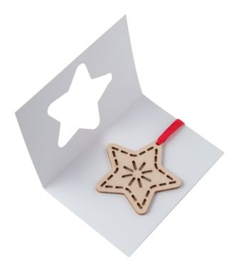 Листівка різдвяна зірка TreeCard С6 С6, колір натуральний - AP718781-A- Фото №6