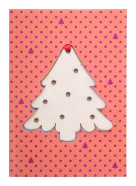 Открытка рождественская елка TreeCard  С6, цвет натуральный - AP718781-C- Фото №1
