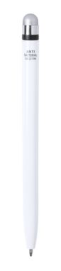 Ручка шариковая с антибактериальным покрытием Verne, цвет белый - AP721810-01- Фото №2