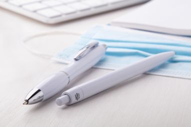 Ручка антибактериальная Wumpy Clean, цвет белый - AP810456-01- Фото №5