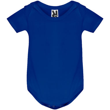 HONEY Боді для немовляти з коротким рукавом гладкої в'язки, колір яскраво-синій  розмір 9 MESES - BD720010305- Фото №1