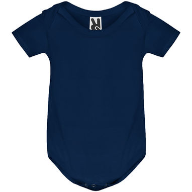 HONEY Боді для немовляти з коротким рукавом гладкої в'язки, колір темно-синій  розмір 9 MESES - BD720010355- Фото №1
