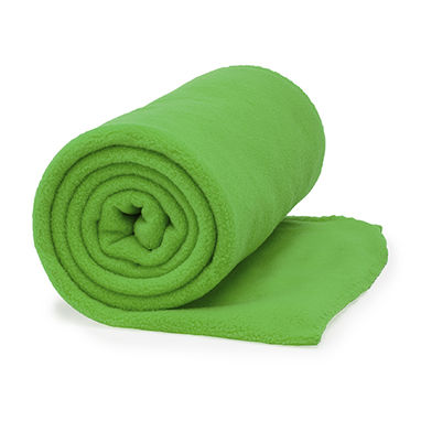 Однотонное одеяло из флиса плотностью 180 г/м², цвет зеленый папоротник - BK5621S1226- Фото №1