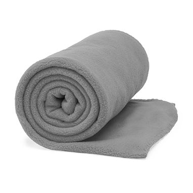 Однотонное одеяло из флиса плотностью 180 г/м², цвет серый вереск - BK5621S158- Фото №1