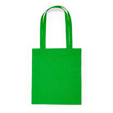 Сумка для покупок из 100 % хлопка 105 г/м² с практичными 70-сантиметровыми армированными длинными ручками, цвет зеленый папоротник - BO7521S1226- Фото №1