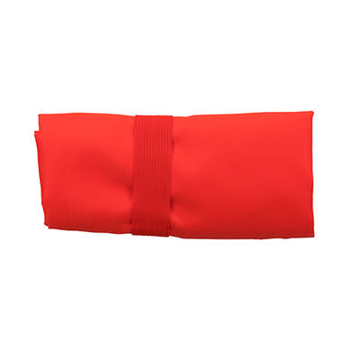 TOCO Складная сумка для покупок из мягкого 190T полиэстера с декоративной строчкой, цвет красный - BO7522S160- Фото №1