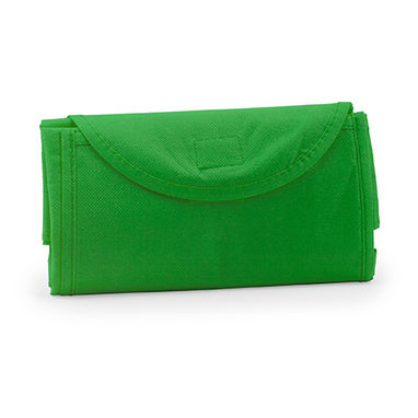 ALONDRA Складана неткана сумка для покупок з кнопкою для закривання і зручною зовнішньою кишенею, колір зелена папороть - BO7524S1226- Фото №1