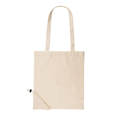 DUNE Складная сумка для покупок из 100 % хлопка 105 г/м² , цвет бежевый - BO7525S129- Фото №1