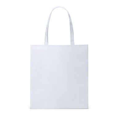 MITO Нетканая прошитая сумка для покупок с усиленными ручками, цвет белый - BO7527S101- Фото №1
