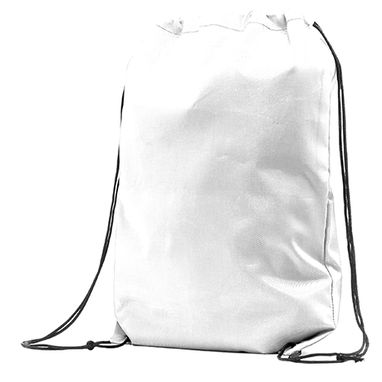 LARUS Рюкзак на веревках из мягкого полиэстера с усиленными углами, цвет белый - BO7550S101- Фото №1