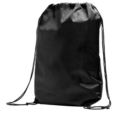 LARUS Рюкзак на веревках из мягкого полиэстера с усиленными углами, цвет черный - BO7550S102- Фото №1