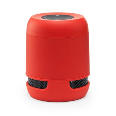 Радиодинамик в корпусе из ABS с мягкой на ощупь поверхностью, цвет красный - BS3200S160- Фото №1