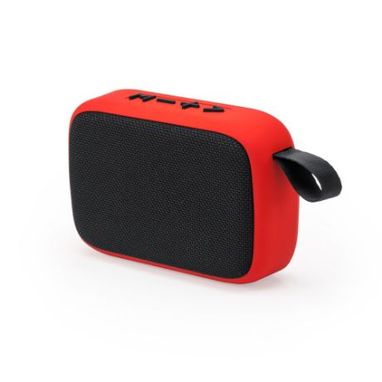 Двухцветный Bluetooth беспроводный динамик, цвет красный - BS3204S160- Фото №2