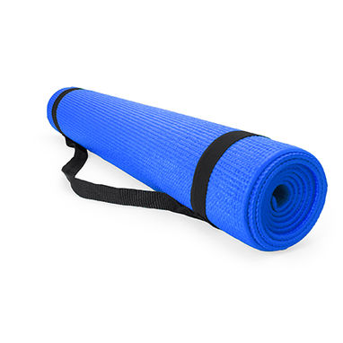 Килимок для йоги з практичною сумкою для перенесення, колір яскравий синій - CP7102S105- Фото №1