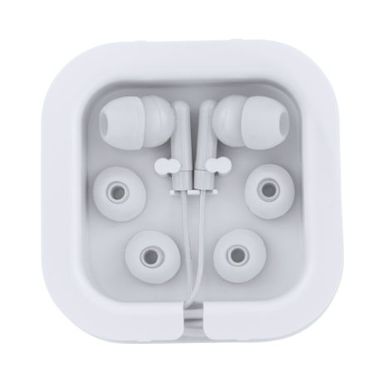 Навушники в чохлі з PS, колір білий - EP3300S101- Фото №1