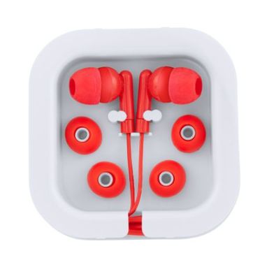 Навушники в чохлі з PS, колір червоний - EP3300S160- Фото №1