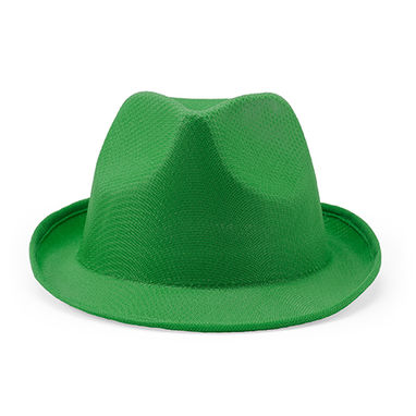 Шляпа из полиэстера, цвет зеленый папоротник - GO7060S1226- Фото №1