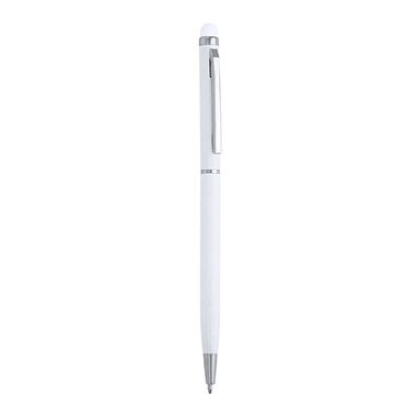 Алюмінієва ручка з поворотним механізмом і кольоровим сенсором одного кольору з корпусом, колір білий - HW8005S101- Фото №1