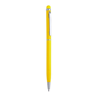 Алюминиевая ручка с поворотным механизмом и цветным сенсором одного цвета с корпусом, цвет желтый - HW8005S103- Фото №1