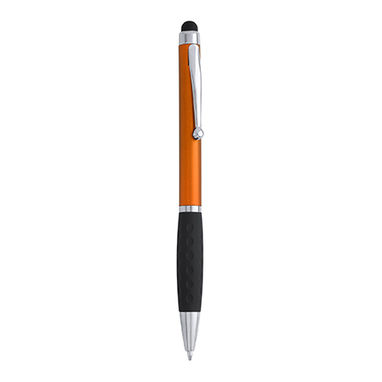 Ручка с поворотным механизмом в корпусе из ABS с сенсором, цвет черный - HW8006S102- Фото №2
