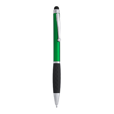 Ручка с поворотным механизмом в корпусе из ABS с сенсором, цвет зеленый папоротник - HW8006S1226- Фото №1