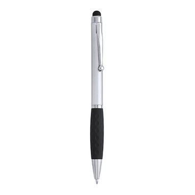 Ручка с поворотным механизмом в корпусе из ABS с сенсором, цвет серебристый - HW8006S1251- Фото №1