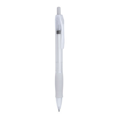Шариковая ручка с нажимным механизмом, цвет белый - HW8008S101- Фото №1