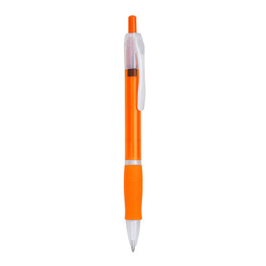 Шариковая ручка с нажимным механизмом, цвет апельсиновый - HW8008S131- Фото №1