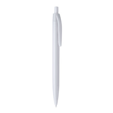 Ручка с нажимным механизмом в корпусе из ABS в ​​различных цветах, цвет белый - HW8010S101- Фото №1