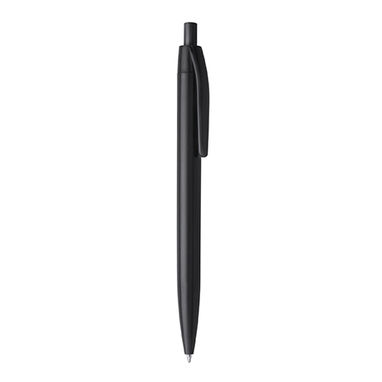 Ручка з натискним механізмом в корпусі з ABS в різних кольорах, колір чорний - HW8010S102- Фото №1
