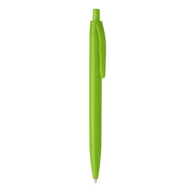 Ручка с нажимным механизмом в корпусе из ABS в ​​различных цветах, цвет зеленый оазис - HW8010S1114- Фото №1