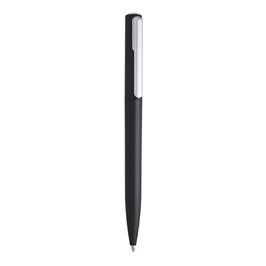 Ручка с поворотным механизмом в корпусе из ABS с металлической отделкой, цвет черный - HW8012S102- Фото №1