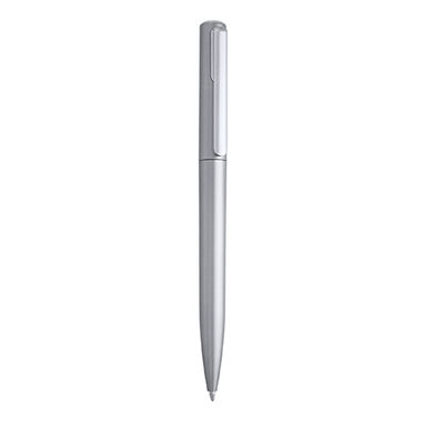 Ручка с поворотным механизмом в корпусе из ABS с металлической отделкой, цвет серебристый - HW8012S1251- Фото №1