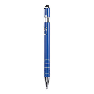 Металева ручка з натискним механізмом, колір білий - HW8014S101- Фото №2