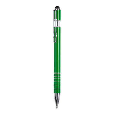 Металлическая ручка с нажимным механизмом, цвет зеленый папоротник - HW8014S1226- Фото №1