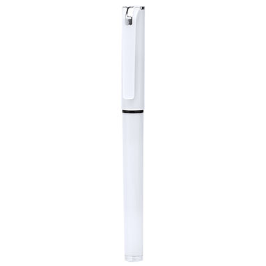 JAVARI Ручка-роллер с металлическим наконечником, цвет белый - HW8016S101- Фото №1