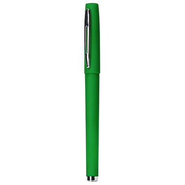 COLOMA Ручка-роллер с металлическими зажимом и наконечником, цвет зеленый папоротник - HW8017S1226- Фото №1