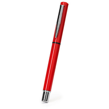 YAMA Ручка-роллер з металевим затискачем, колір червоний - HW8021S160- Фото №1