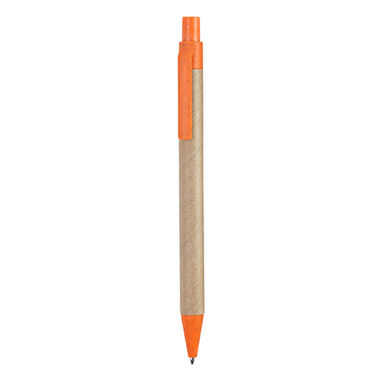 Выдвижная ручка изготовлена ​​из переработанного картона, цвет апельсиновый - HW8029S131- Фото №1