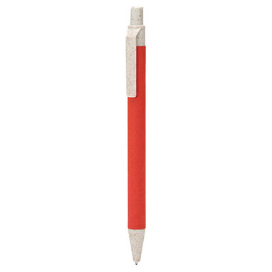 Висувна ручка виготовлена ​​з переробленого картону, колір червоний, необроблений - HW8029S16029- Фото №1
