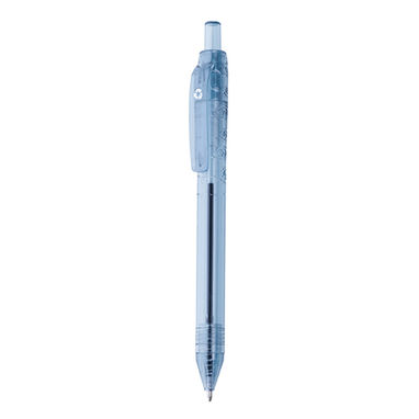 PACIFIC Напівпрозора ручка з натискним механізмом з RPET матеріалу, колір світлий яскравий - HW8033S1242- Фото №1