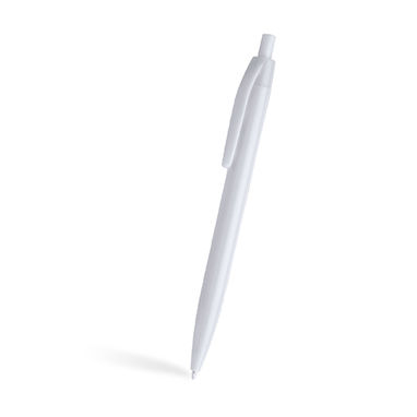 Кулькова ручка з антибактеріальним корпусом, колір білий - HW8040S101- Фото №1