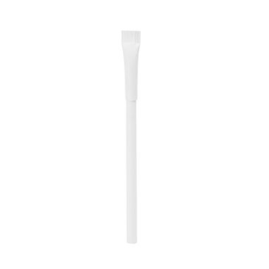 Ручка шариковая с колпачком, цвет белый - HW8042S101- Фото №1