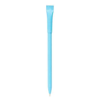 Ручка шариковая с колпачком, цвет белый - HW8042S101- Фото №2