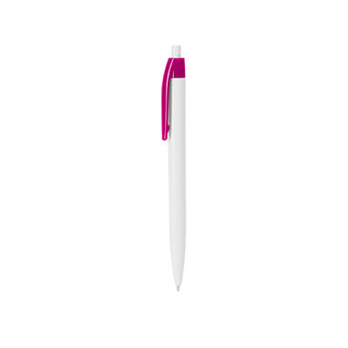Шариковая ручка из ABS с нажимным механизмом, цвет фуксия - HW8045S140- Фото №1