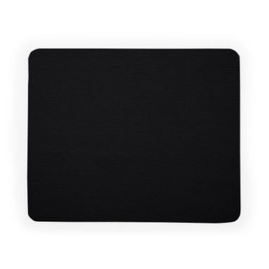 Плоский коврик для мыши, цвет черный - IA3011S102- Фото №1