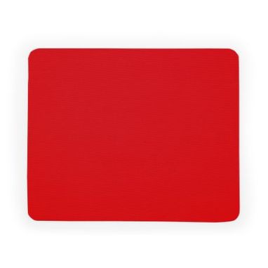 Плоский коврик для мыши, цвет красный - IA3011S160- Фото №1