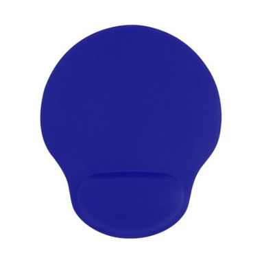 Коврик для мыши из мягкого полиэстера с утолщенными местами для запястий, цвет яркий синий - IA3012S105- Фото №1